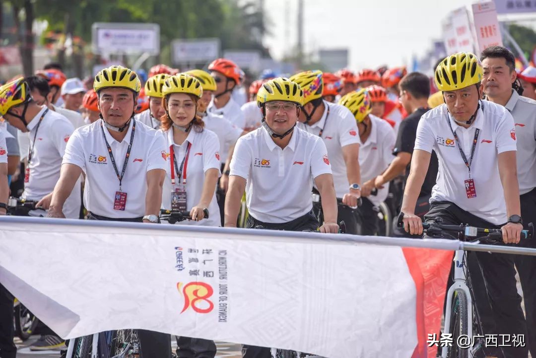 北海环广西,2023环广西公路赛震撼场面