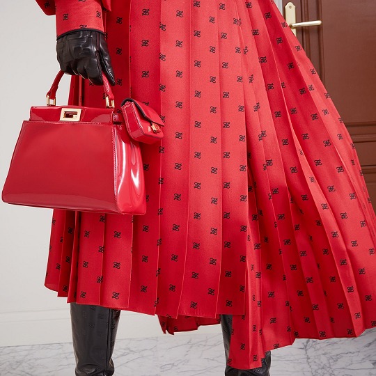 fendi新款牛仔包,新包黑色