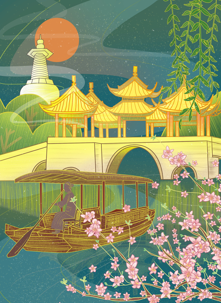 手绘国潮壁纸1920*1080,国潮壁纸图片保存