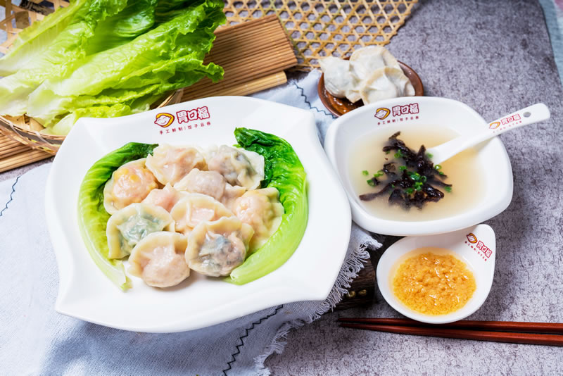 品牌水饺馄饨,饺子品类齐全个大味美