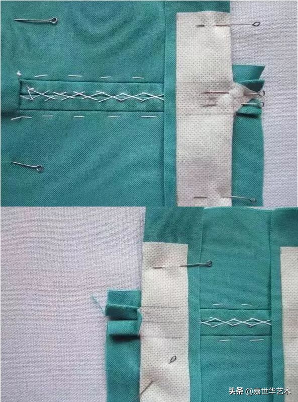 西服兜怎样做,西服兜子怎么开