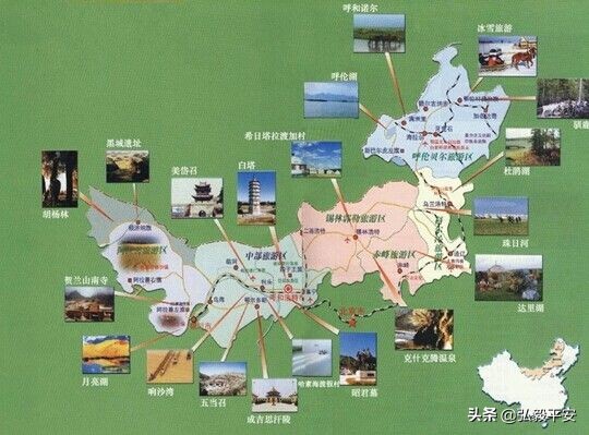 北京内蒙古自驾游攻略路线图,青岛内蒙古自驾游最佳路线图