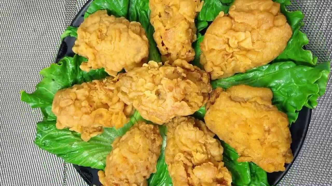 肯德基炸鸡翅,做法简单香辣酥脆,学会后再也不麻烦外卖小哥