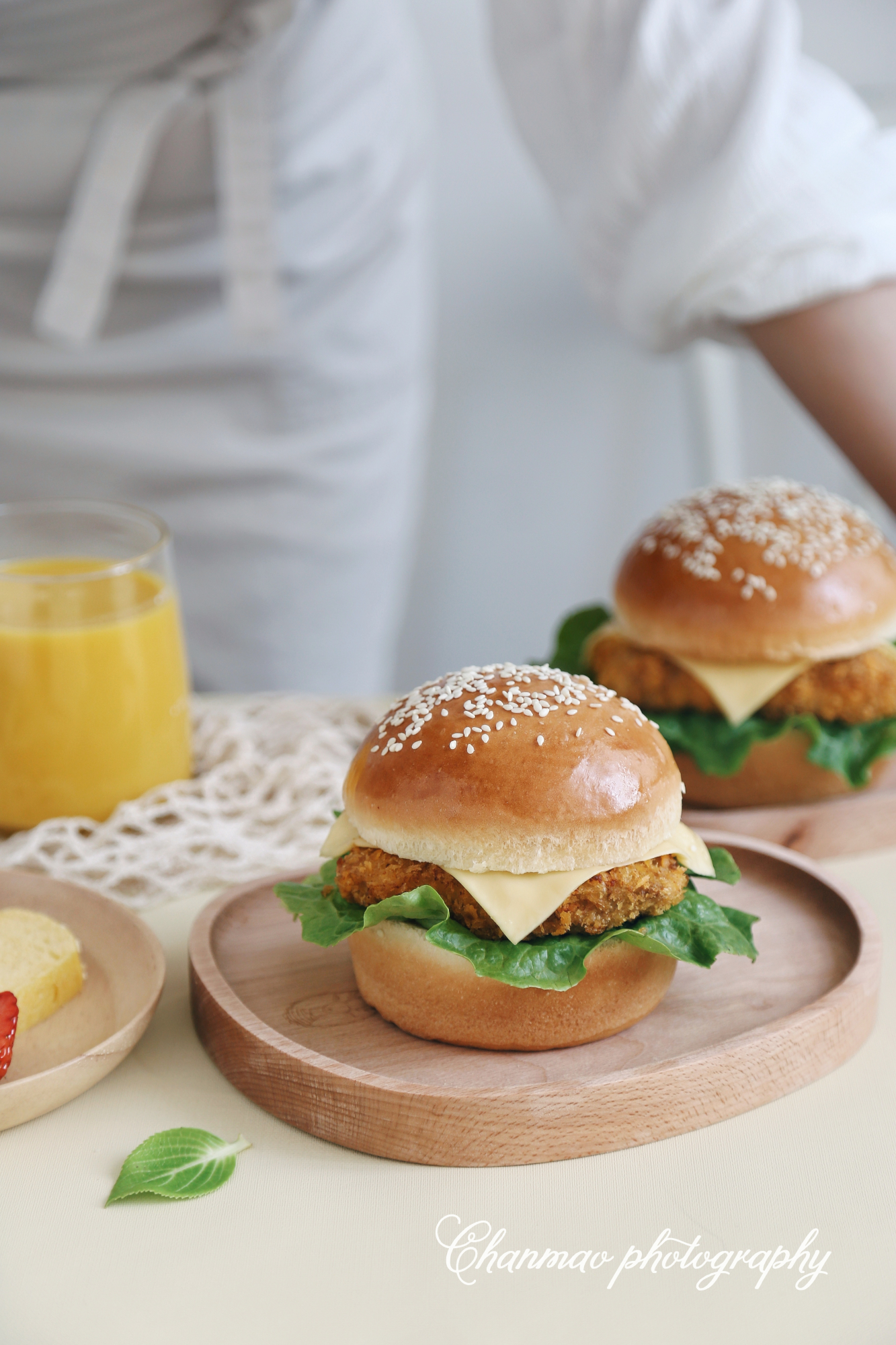 教你做猪排包汉堡,自制汉堡发朋友圈