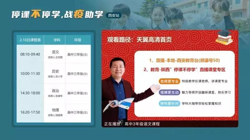 家长必看｜2月10日开课啦！电信天翼高清IPTV同步开播中小学课程