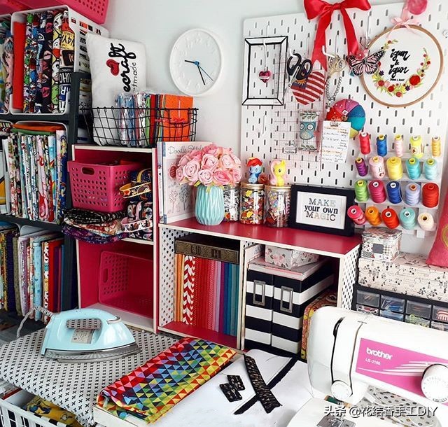 美丽的工作间，幸福的小窝窝，做手工的人都爱它