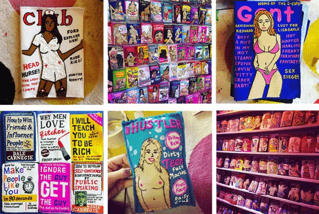 艺术家用一块布打造便利店、情趣用品店...生意却异常火爆