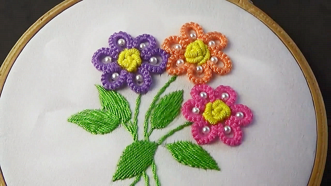 如何快速学习绣花,怎么学习绣花针法