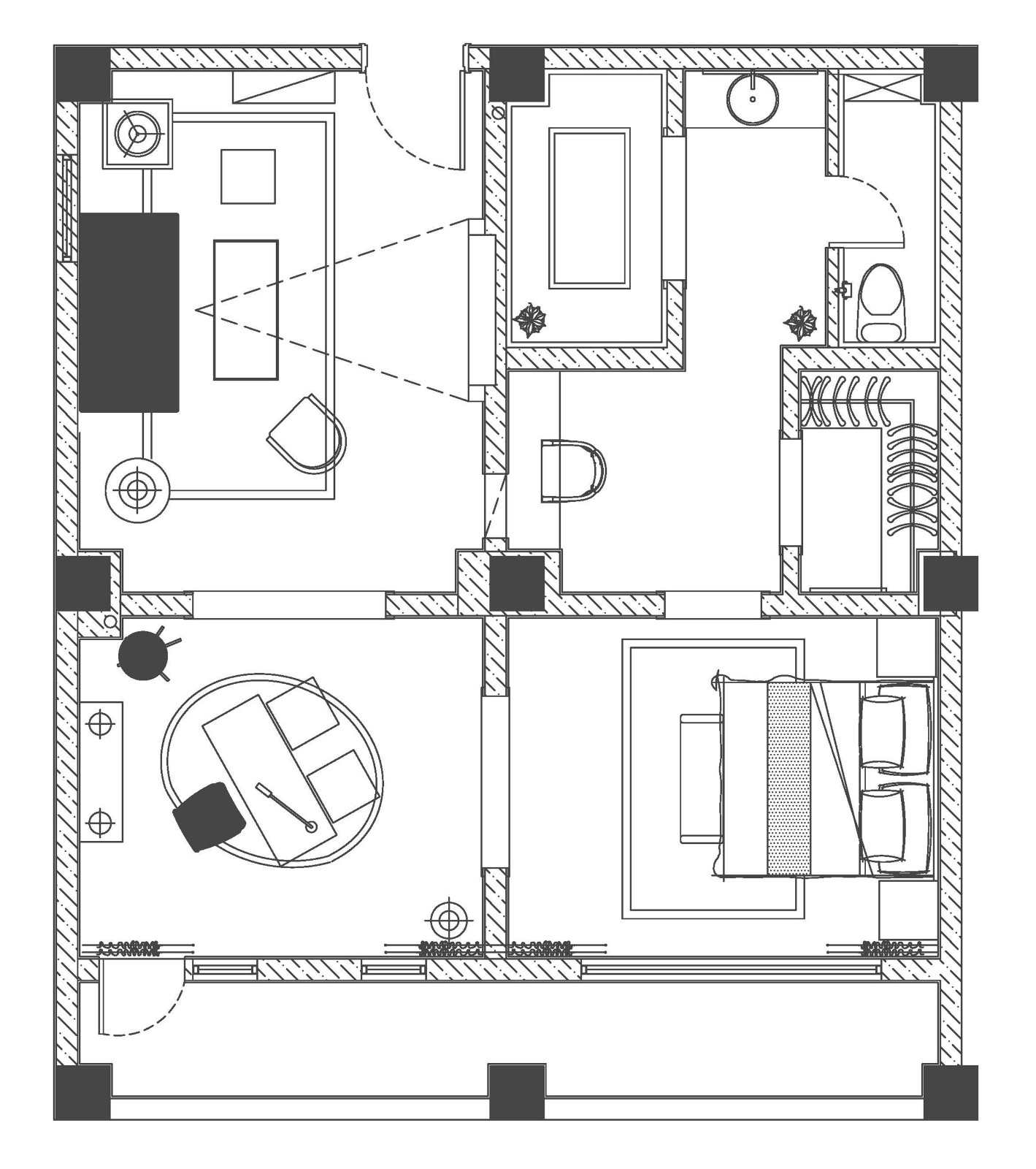 HAD上海湾流建筑设计，在外滩的浮华里体会“赤贫风”的侘寂生活