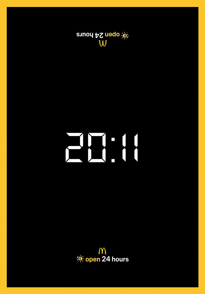 麦当劳的创意海报加解析,麦当劳的海报设计