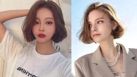 头发细又少圆脸适合什么短发发型,30-40岁圆脸发量少发型短发