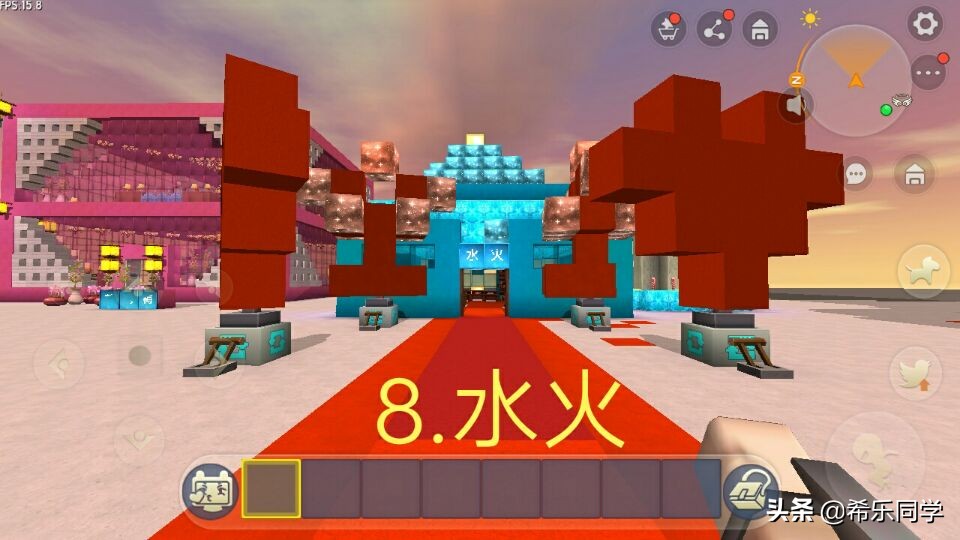 迷你世界建筑比赛菜鸟vs高手,迷你世界中的建筑高手