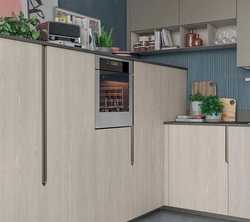 橱柜厨边柜电视柜一体,现代风格厨房橱柜一体柜