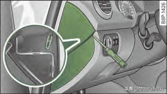 奥迪a4大灯保险丝在哪个位置,奥迪a6远光灯保险丝位置示意图