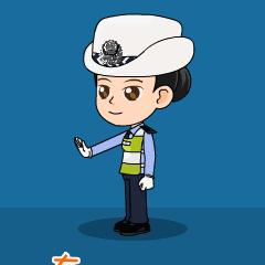 交警指挥手势动图大全,交警车辆指挥手势培训视频