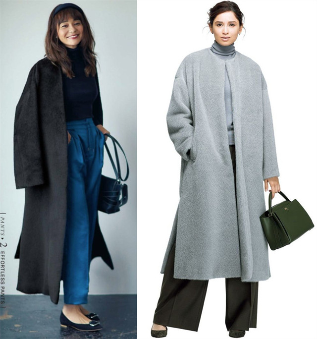 满大街长大衣搭配,长大衣如何穿搭