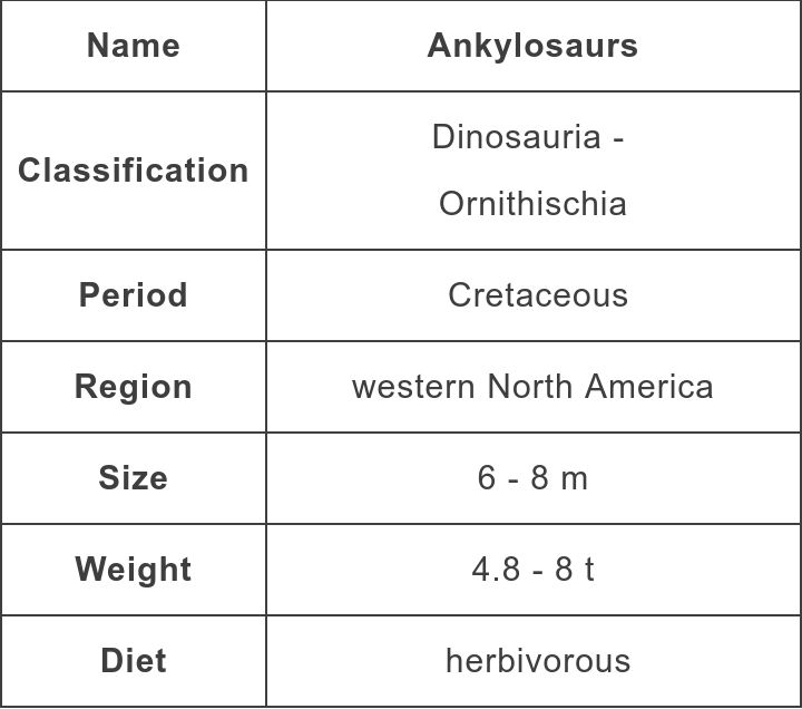 恐龙种类英语介绍甲龙,大型食肉龙英文