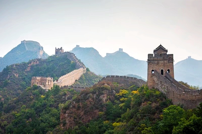 金山岭长城波澜壮阔,拍金山岭长城