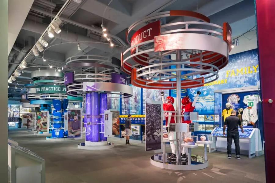 亚特兰大大学足球名人堂博物馆｜开创性的运动体验