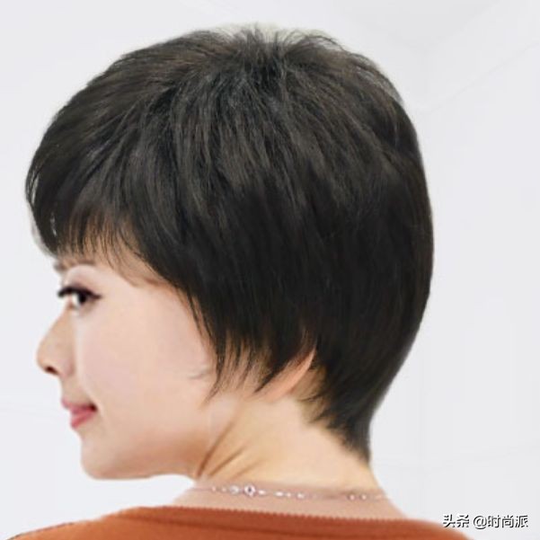 女士假发离子烫,轻薄透气假发发型