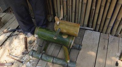 大爷造鲁班凳,60岁中国大爷徒手做鲁班凳