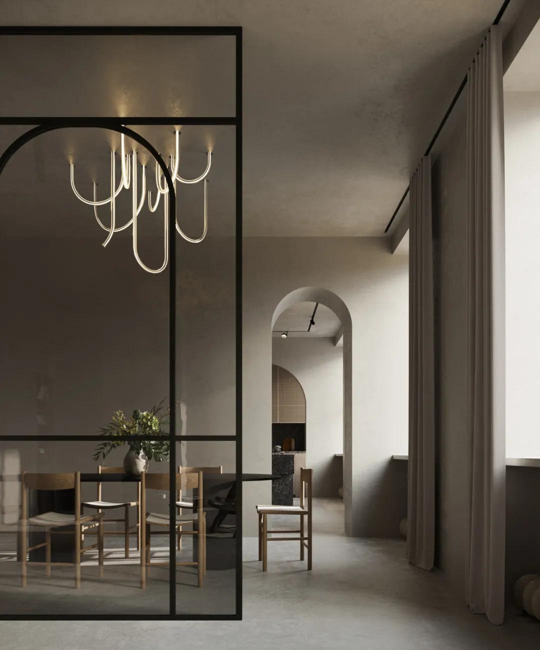 极简极奢设计,102平现代极简风格