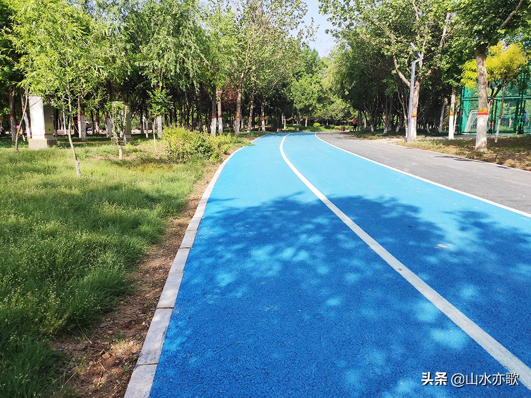 石家庄高新区这座公园，绿草茵茵电船驰行，还有两座别致的网红桥