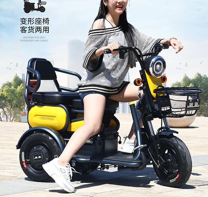 凤凰小三轮老年电动车,凤凰便携小三轮