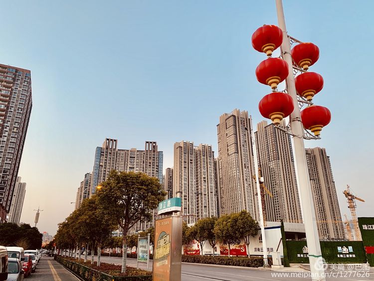 洛阳涧西路边街景,洛阳滨河北路图