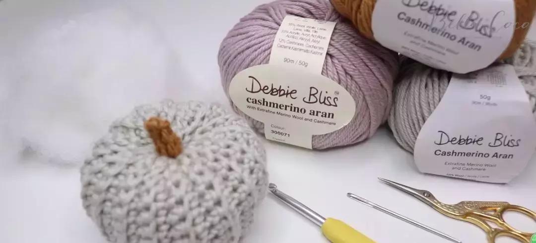 中号南瓜的钩织全教程,各种小南瓜钩织教程