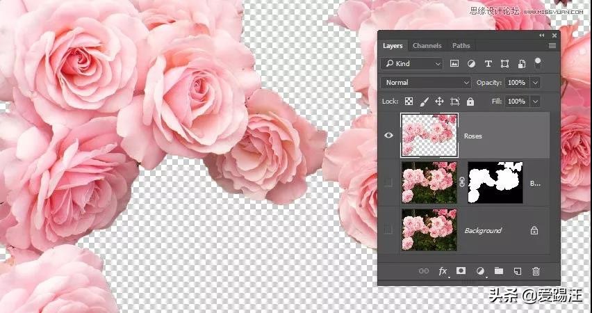ps教程素材图片,ps教学制作漂亮的鲜花艺术字