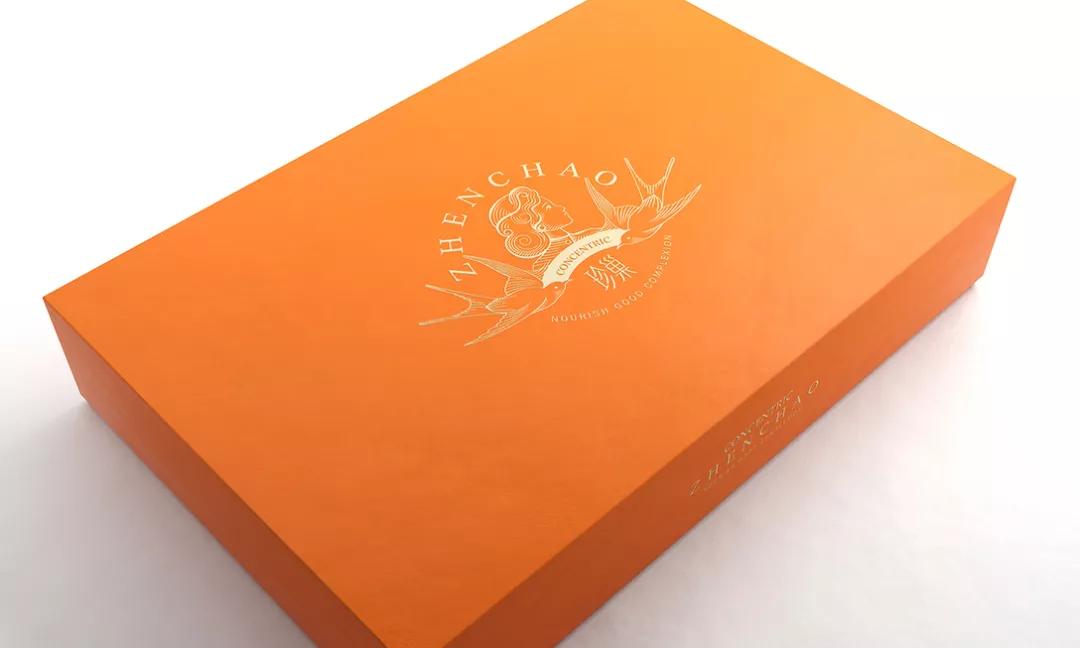 中国风时尚燕窝盒包装,100克燕窝礼盒高档包装盒