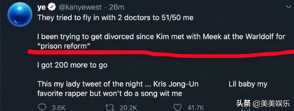 超级网红卡戴珊被曝与侃爷离婚,卡戴珊和侃爷情感事件