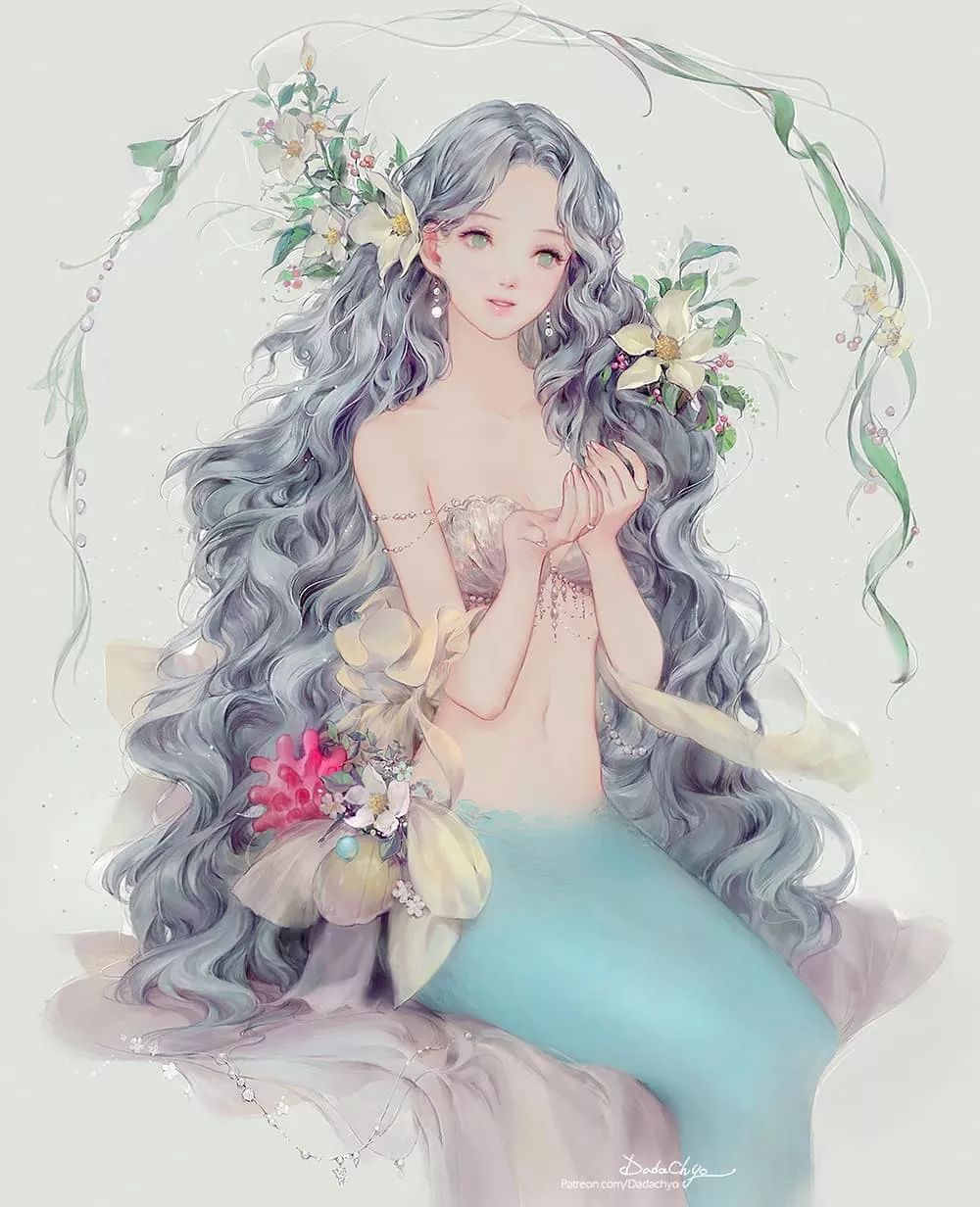 大佬画动漫人物仙气十足手绘,大佬画的古风图手绘