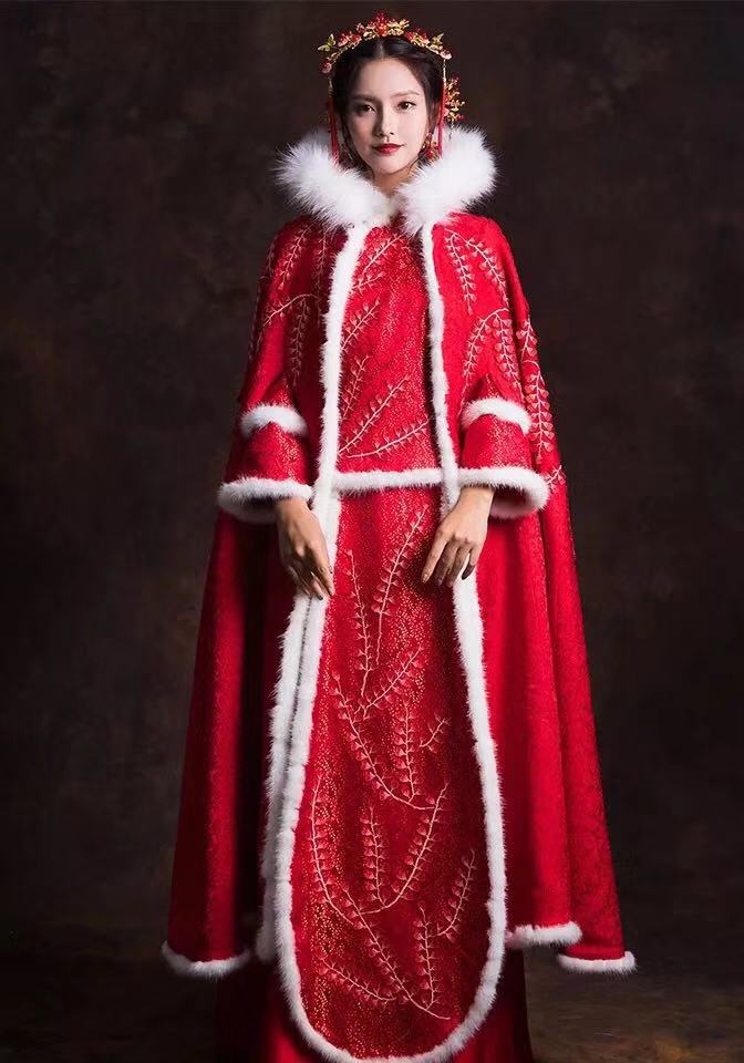 最适合穿中式嫁衣,新款秀禾服新娘礼服中式嫁衣