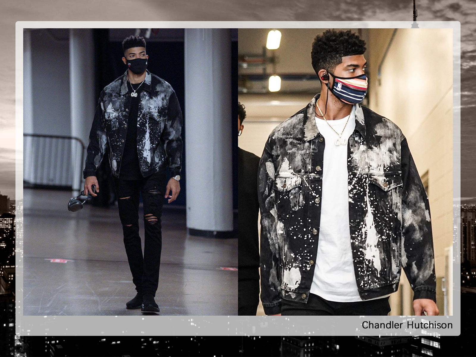 NBA球员通道「牛仔夹克」穿搭示范单品推介