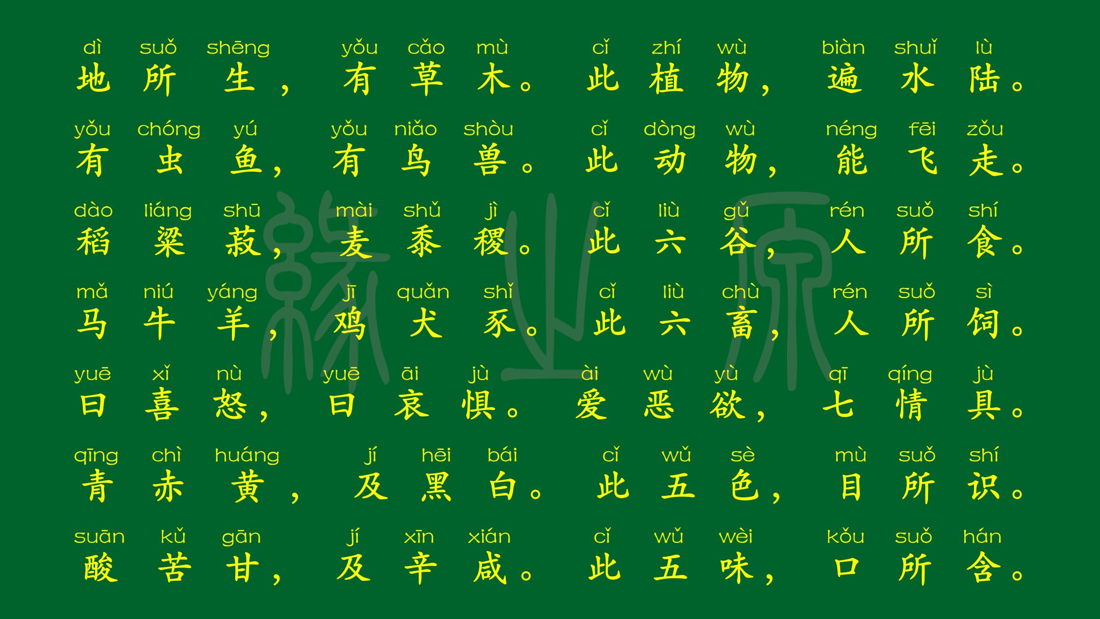 三字经故事讲解图文,三字经动画片