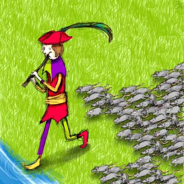 彩衣吹笛手,彩衣魔笛手