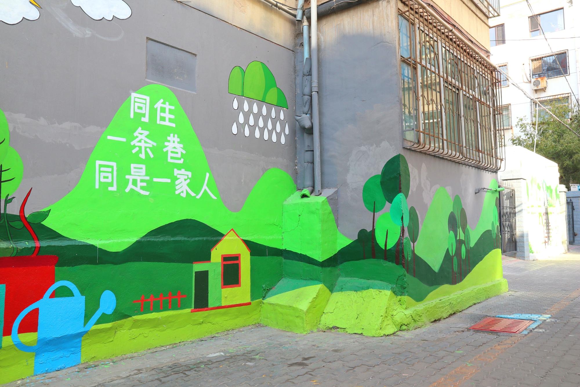 银川彩绘,银川文艺老街巷