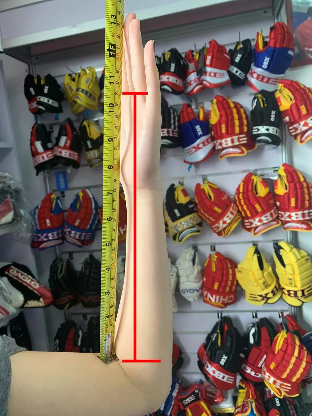 冰球手套的尺寸对照表,asvpro冰球手套