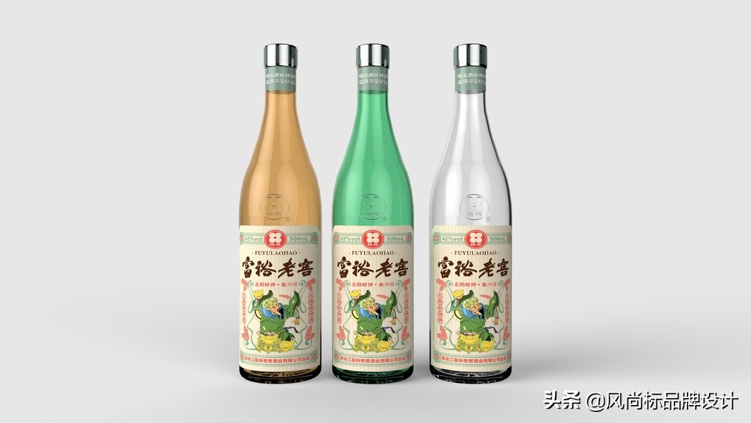 五路财神布置图片,茅台福喜天下五路财神套装酒