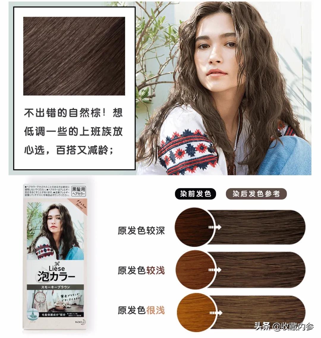 花王kao泡泡染发剂直播间,花王kao染发剂英国灰咖棕