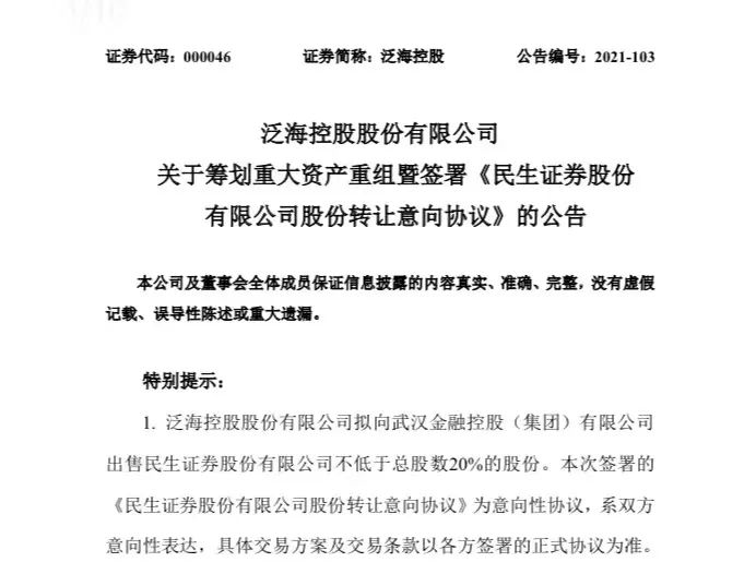 泛海亏损严重股票还怎么会涨停,股价突然拉升又回落