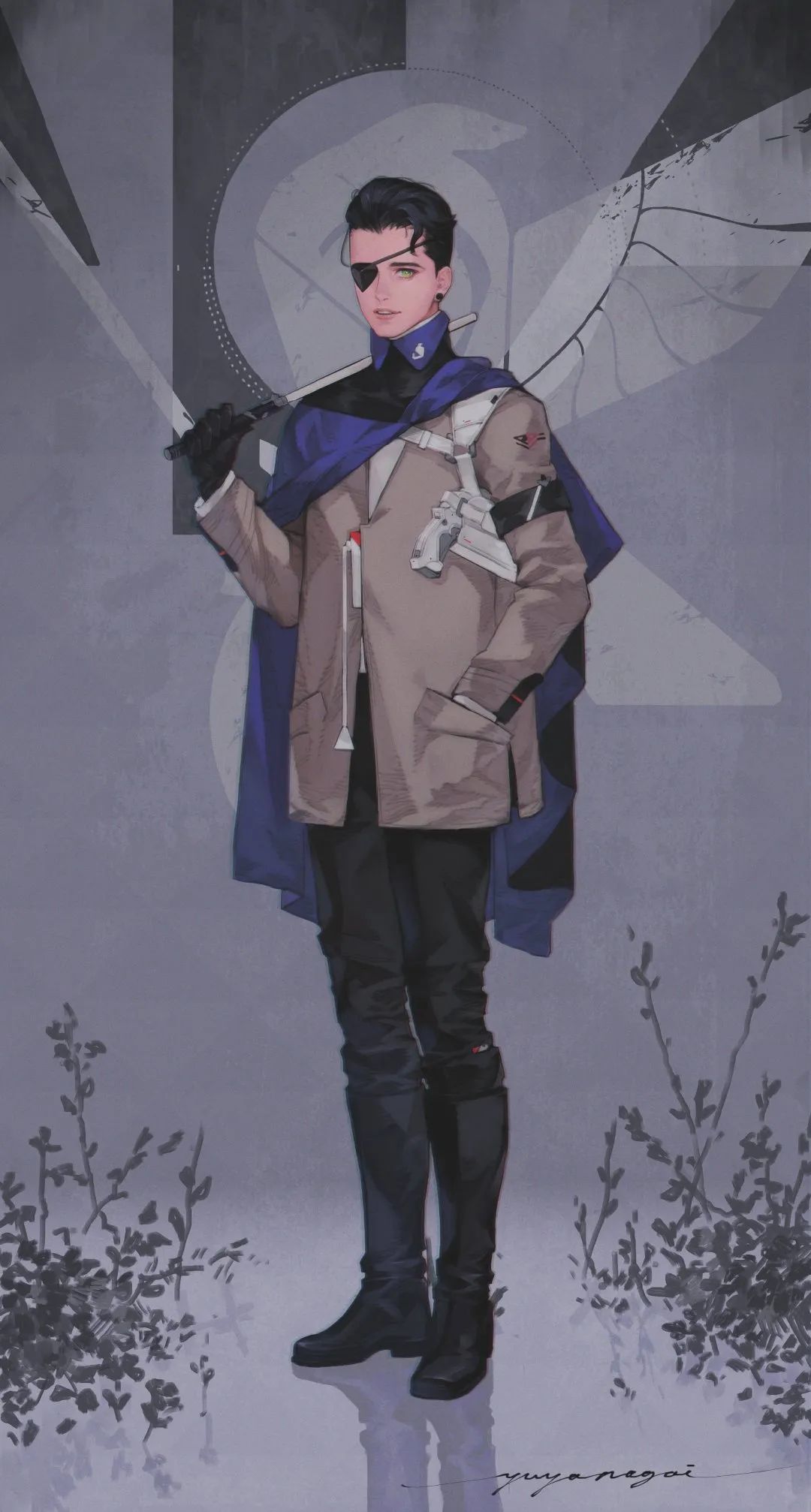 「绘画参考」尼尔机械纪元画师永井悠也笔下游戏角色作品