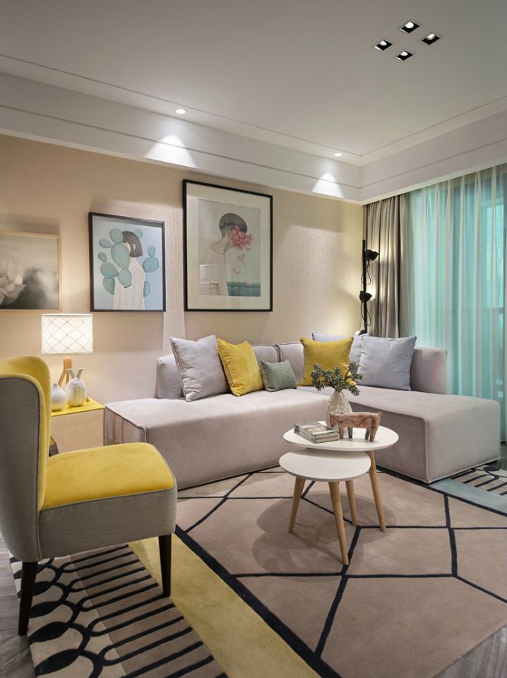 法式马卡龙色系风格,马卡龙色系轻奢风格