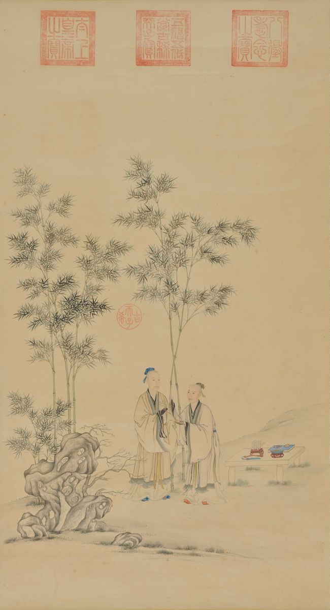 郎世宁画的后妃为什么长一样,郎世宁给乾隆和妃子画的油画肖像