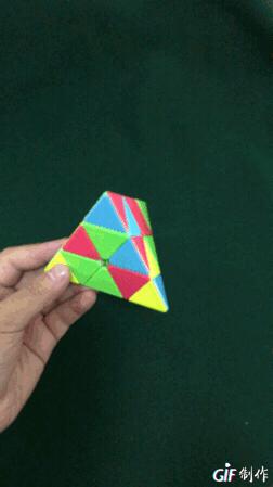 只拼好一面还原金字塔魔方教程,金字塔魔方还原教程sunny老师