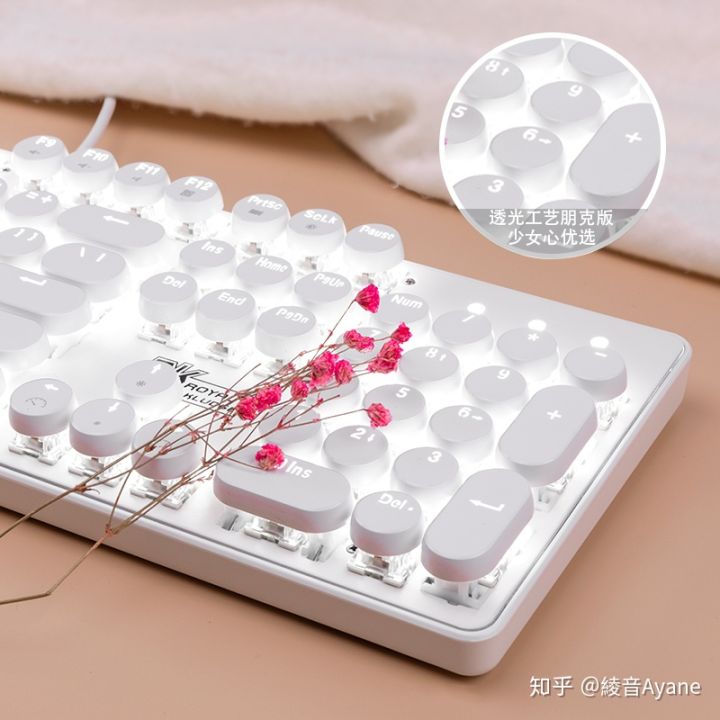 适合女生用平价的机械键盘,入门蓝牙机械键盘