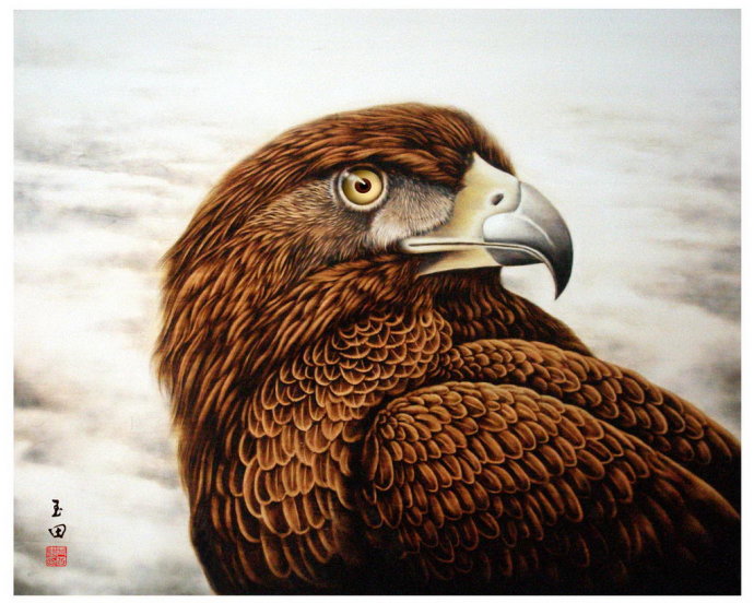 田玉田烙画动物作品欣赏,田玉田烙画多少钱