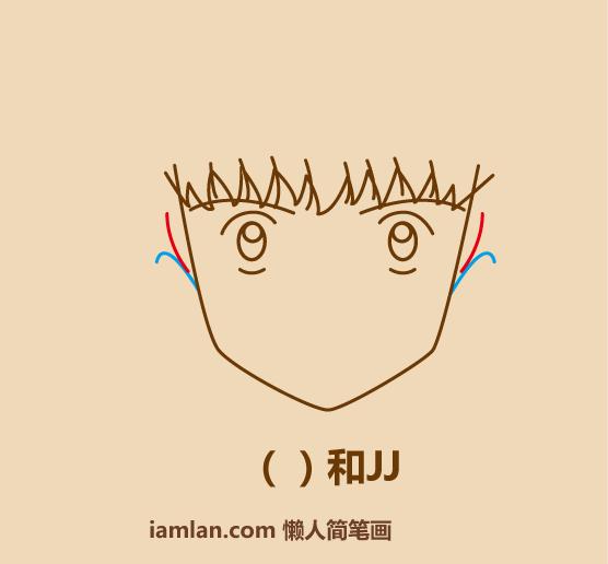 三分钟画出猫小子,足球小子铅笔画图片